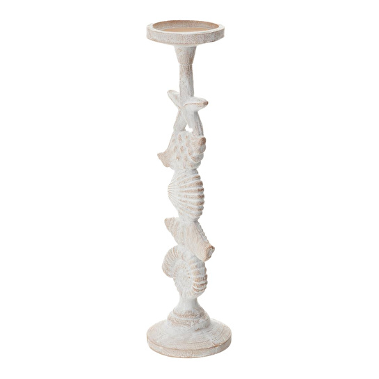 Mudo Home Sea World Mumluk Beyaz 11x11x42 Cm