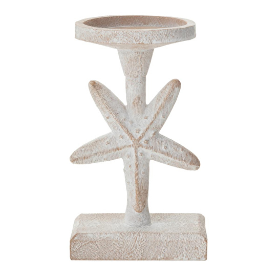 Mudo Home Starfish Mumluk Beyaz 11x10x20 Cm