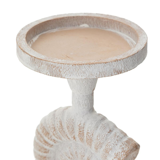 Mudo Home Shell Mumluk Beyaz 11x10x21 Cm