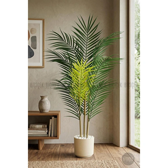 Biçiçek 110 Cm 3 Gövdeli Yapay Areka Ağacı