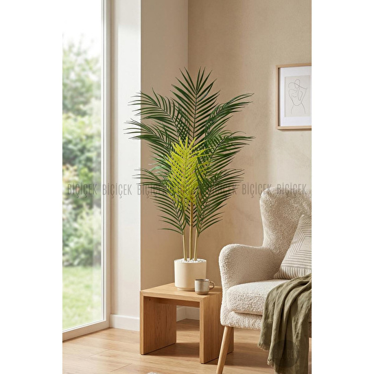 Biçiçek 110 Cm 3 Gövdeli Yapay Areka Ağacı