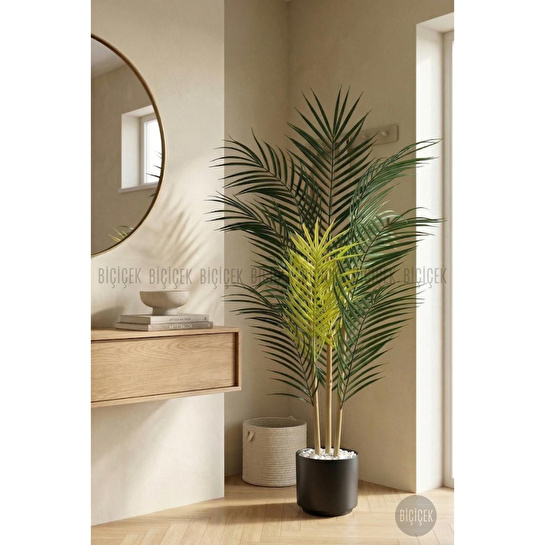 Biçiçek 110 Cm 3 Gövdeli Yapay Areka Ağacı