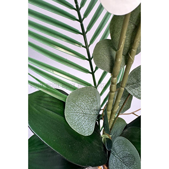 Biçiçek Yapay Phalaenopsis Orkide Buyuk Boy