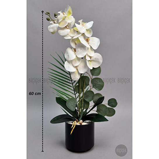 Biçiçek Yapay Phalaenopsis Orkide Buyuk Boy