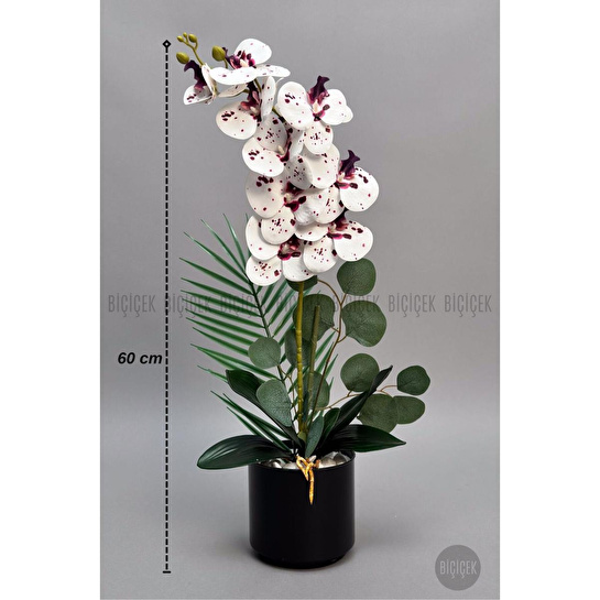 Biçiçek Yapay Phalaenopsis Orkide Buyuk Boy