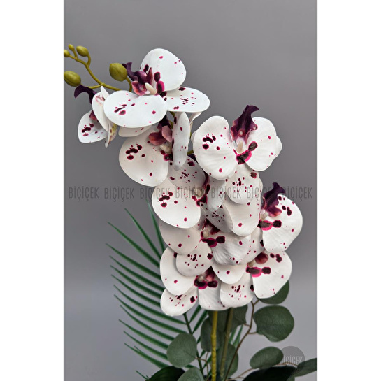 Biçiçek Yapay Phalaenopsis Orkide Buyuk Boy