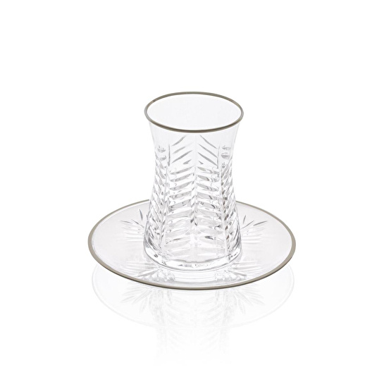 The Mia Wheat Çay Seti Gümüş 12 Parça