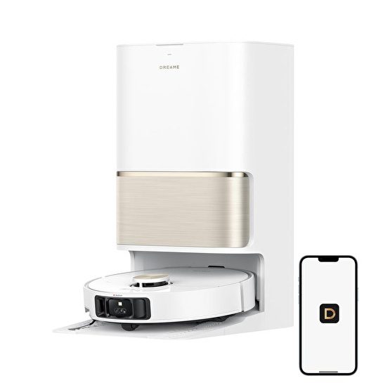 Dreame L50 Ultra Robot Süpürge Beyaz, 19.500pa Emiş Gücü