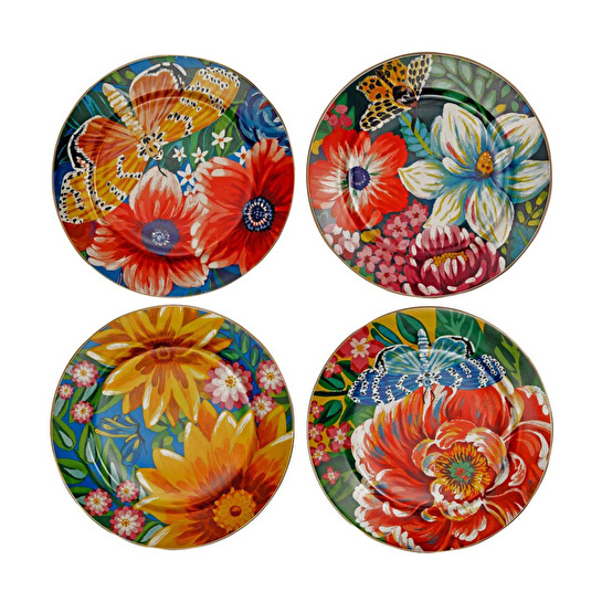 Lucky Art Vivelle Bone 4’lü Servis Tabağı Seti 27 Cm