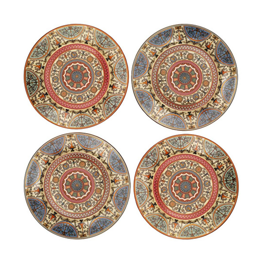 Lucky Art Rosea Bone 4’lü Servis Tabağı Seti 27 Cm