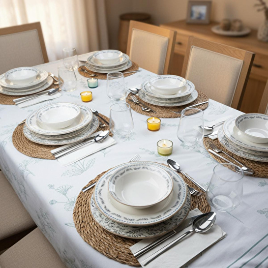 Bernardo Lotus 24 Parça Porselen Yemek Takımı