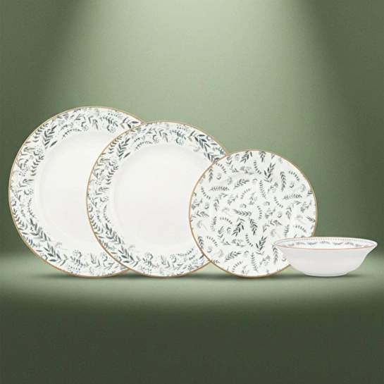 Bernardo Lotus 24 Parça Porselen Yemek Takımı