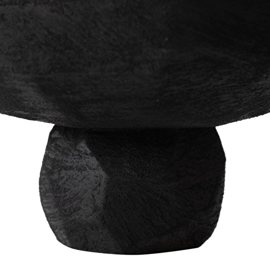Mudo Home Black Stone Dekorati̇f Sunumluk 23x23x14 Cm