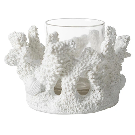 Mudo Home White Colar Mumluk 12x11x8 Cm