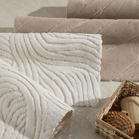 Mudo Home Louise 2'li̇ Banyo Paspas Seti̇ Ekru