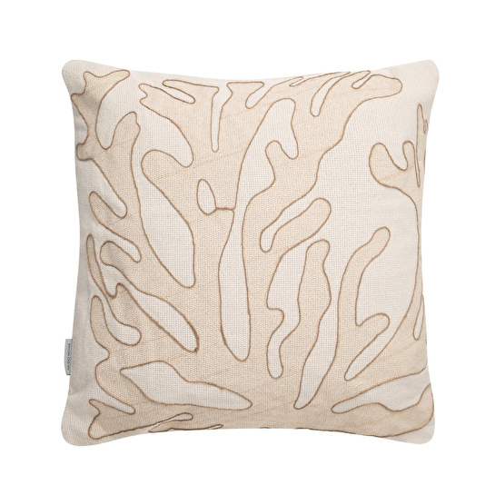 Mudo Home Coral Kirlent Bej 45x45