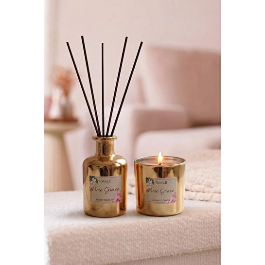 Rakle Pure Grace Oda Kokusu Ve Mum Seti 200 Cc / 210 Gr