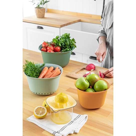 Vienev 5li Chef Karıştırma Kasesi Ve Süzgeç Set