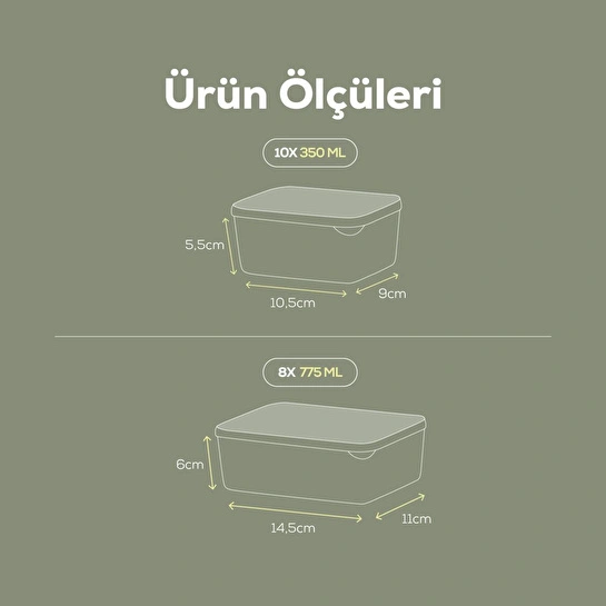 Vienev 18'li Buzdolabı Düzenleyici Organizer Mikrodalgaya Uygun Difriz Saklama Kabı Turuncu