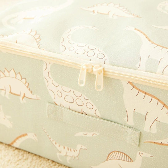 Ocean Home Textile 2'li Çocuk Odası Dinozor Destekli Kutu Hurç 31 X 38 X 12 + 45 X 55 X 18 Cm