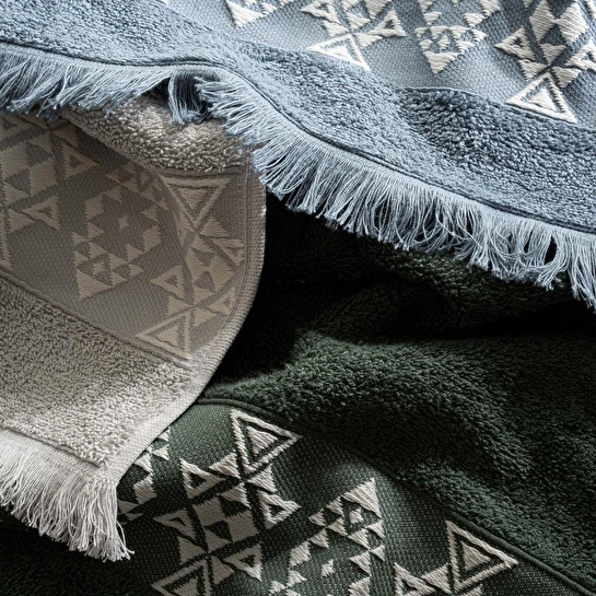 Green Black Hereke Heritage Serisi 6’lı Yüz Havlusu Seti