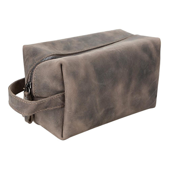 Bloominbag Voyage Cocoa Brown Hakiki Deri Dopp Kit – X Large