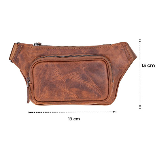 Bloominbag Bloombag Heritage Saddle Hakiki Deri Crossbody Belt Bag