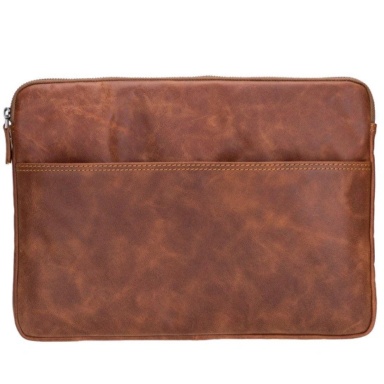 Bloominbag Torino Saddle Brown Super Slim 14inç Laptop / Macbook Kılıf