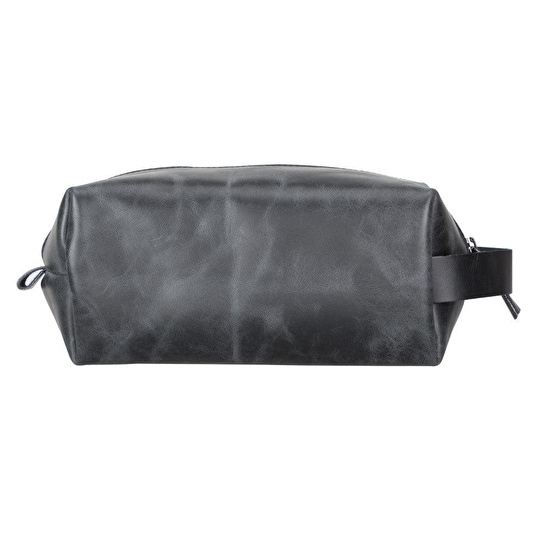 Bloominbag Voyage Marine Blue Hakiki Deri Dopp Kit – X Large