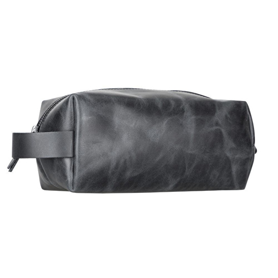 Bloominbag Voyage Marine Blue Hakiki Deri Dopp Kit – X Large