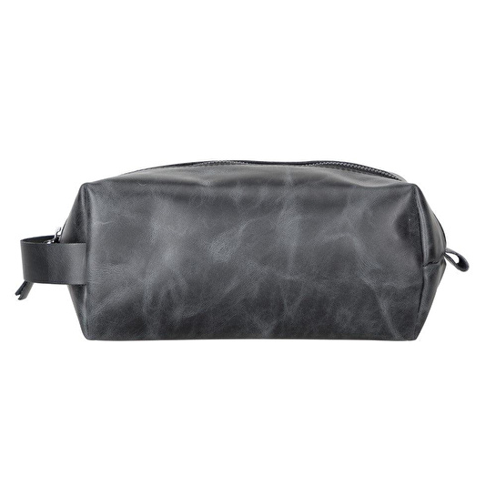 Bloominbag Voyage Marine Blue Hakiki Deri Dopp Kit – X Large