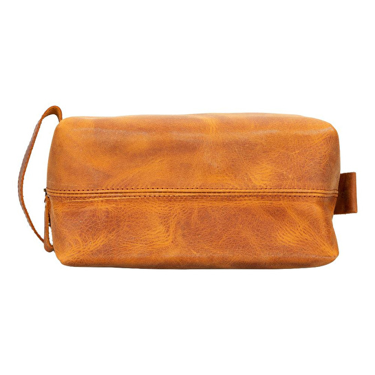 Bloominbag Voyage Moccasin Brown Hakiki Deri Dopp Kit – X Large