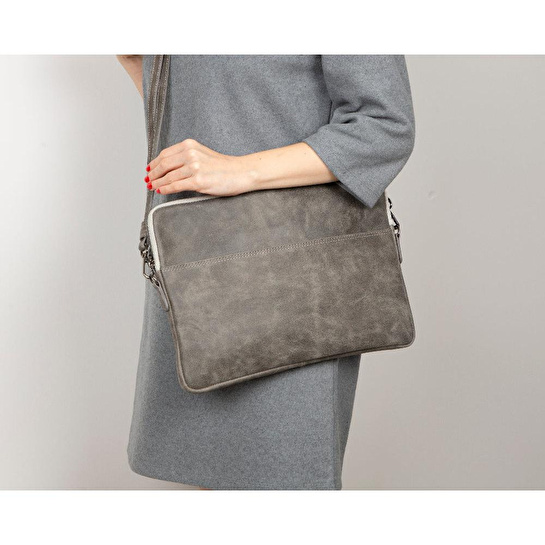 Bloominbag Torino Ash Gray Super Slim 16inç Laptop / Macbook Kılıf