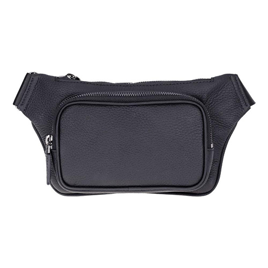 Bloominbag Bloombag Noir Black Hakiki Deri Crossbody Belt Bag