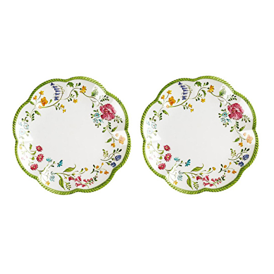 Lucky Art Laurus Melamin 28cm 2li Tabak Seti
