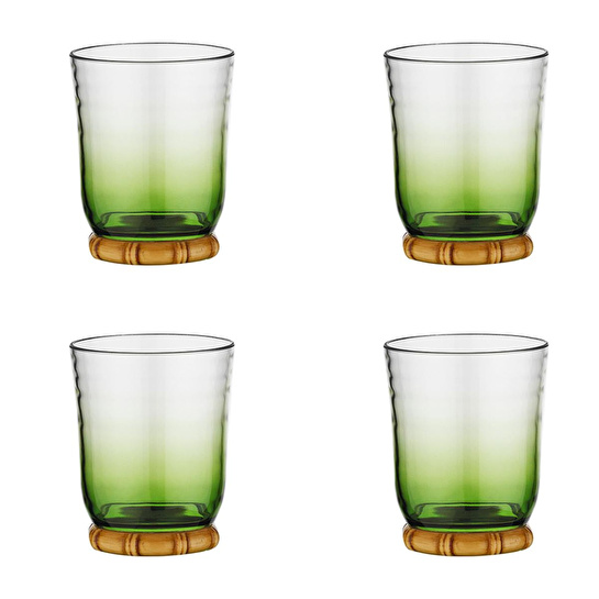 Lucky Art Palma Akrilik 4’lü Su Bardağı Seti 410 Ml