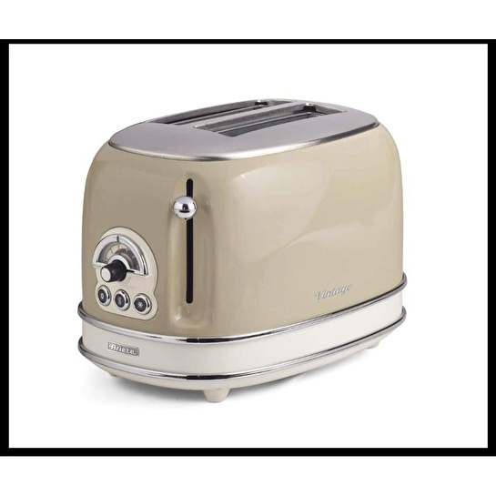 Ariete Vintage Ekmek Kızartma Makinesi - 2 Dilim, Bej