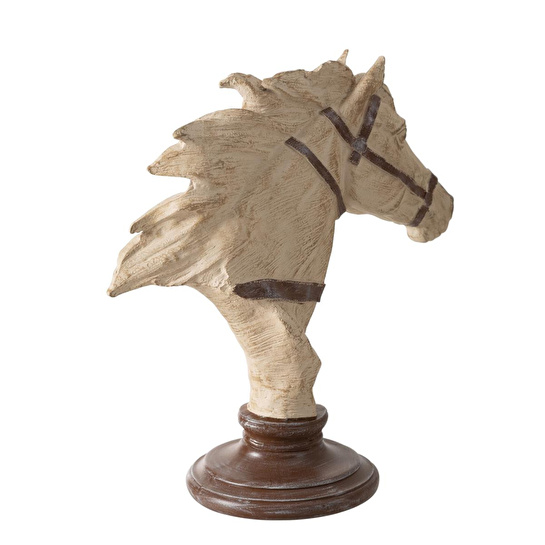 Mudo Home Brown Horse Bi̇blo 40x18x37 Cm
