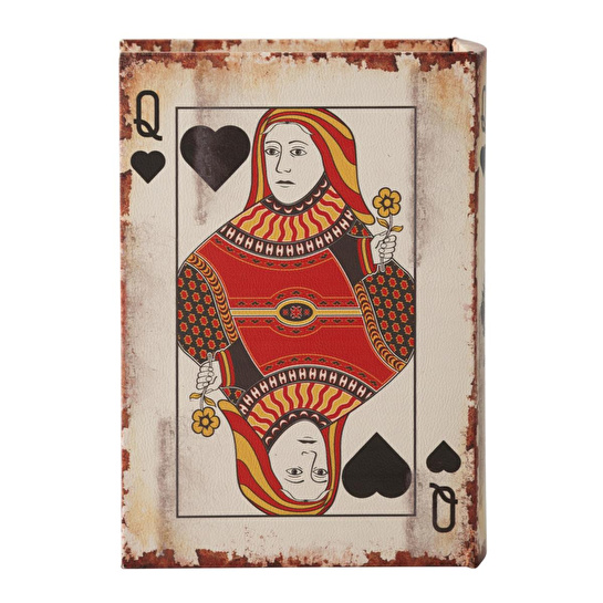 Mudo Home Quuen Of Spades Ki̇tap Kutu 19x7x27 Cm