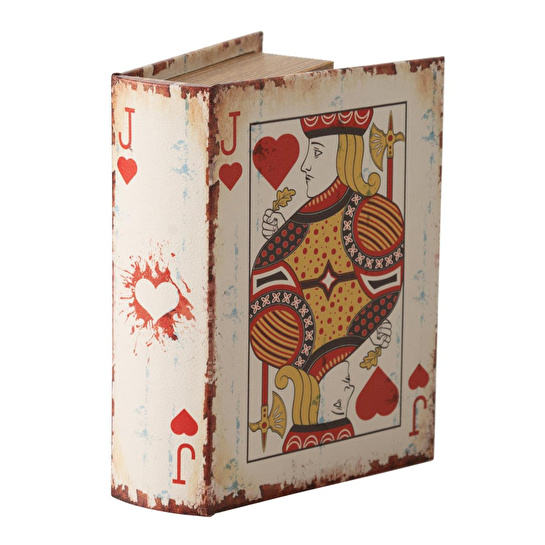 Mudo Home King Of Hearts Ki̇tap Kutu 14x5x20 Cm
