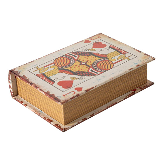 Mudo Home King Of Hearts Ki̇tap Kutu 14x5x20 Cm
