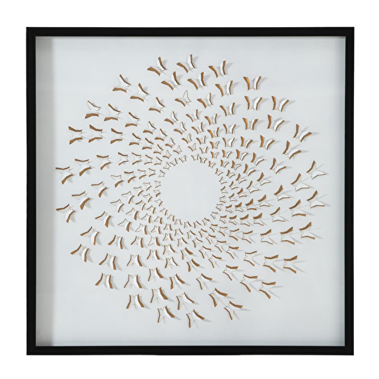 Mudo Home Auralis Çerçeveli̇ Cam Tablo 100x100 Cm