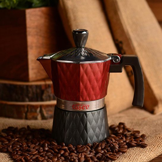 Bambum Taşev Tt1204 Diamante Moka Pot 3 Fincan (alüminyum)