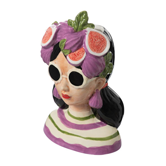 Mudo Home Purple Lady Vazo 15x11x23 Cm