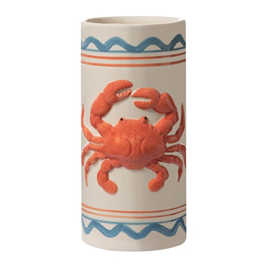 Mudo Home Ocean Crab Vazo 11x10x20 Cm