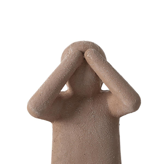 Mudo Home No-see Man Bi̇blo Kahve 18x8x40 Cm