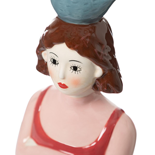 Mudo Home Birdy Lady Mumluk 13x9x20 Cm