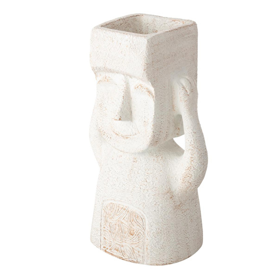 Mudo Home Auvi̇di̇ Bi̇blo Beyaz 21x14x36 Cm