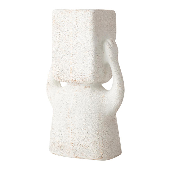 Mudo Home Auvi̇di̇ Bi̇blo Beyaz 21x14x36 Cm