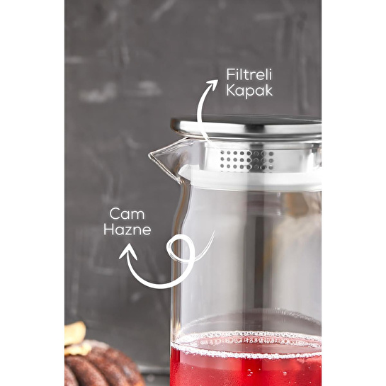 Vienev 1200 Ml Cam Sürahi